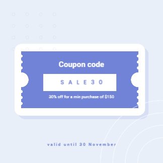 Coupon code
